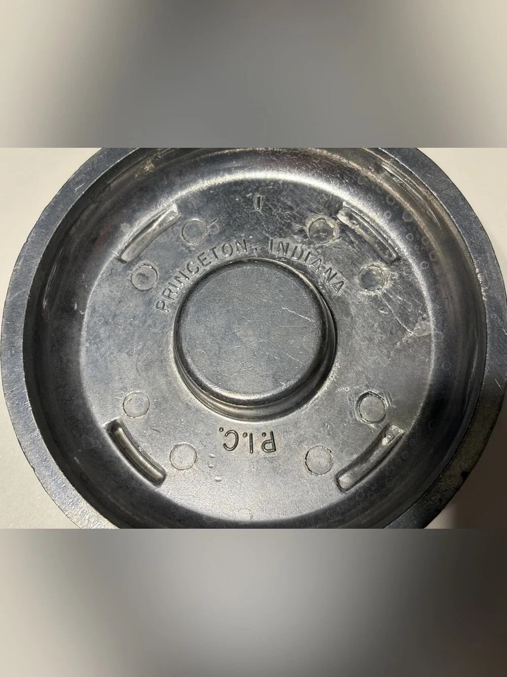 Pair of Vintage Pewter Pillar Candle Holders